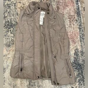 American Rag Taupe Puffer Vest